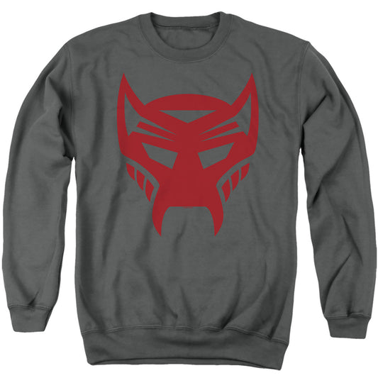 Transformers Maximal Logo Mens Crewneck Sweatshirt Charcoal