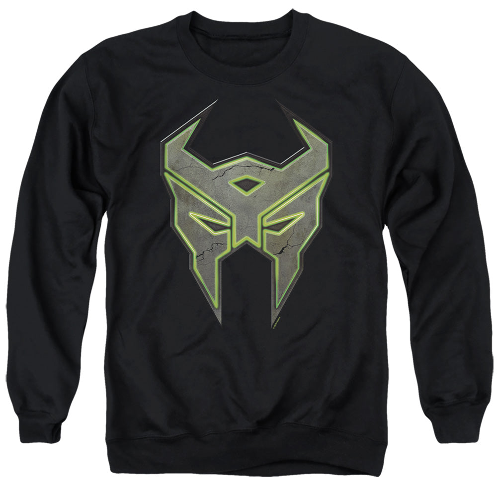 Transformers Glowing Terrorcon Logo Mens Crewneck Sweatshirt Black