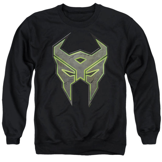 Transformers Glowing Terrorcon Logo Mens Crewneck Sweatshirt Black