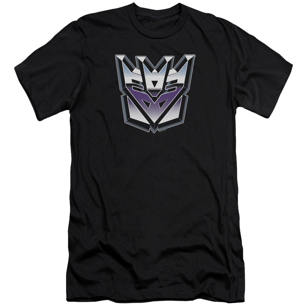 Transformers Decepticon Airbrush Logo Hbo Premium Bella Canvas Slim Fit Mens T Shirt Black