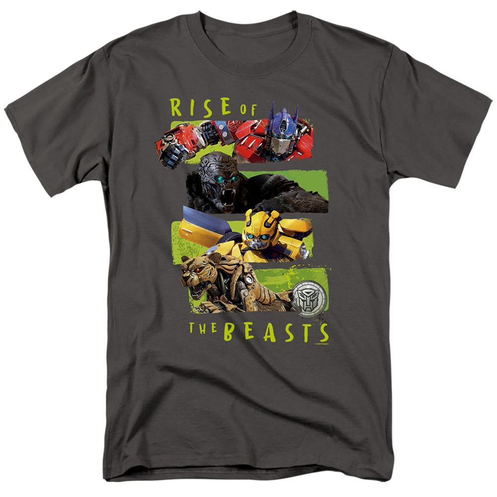 Transformers Transformers Lineup Mens T Shirt Charcoal