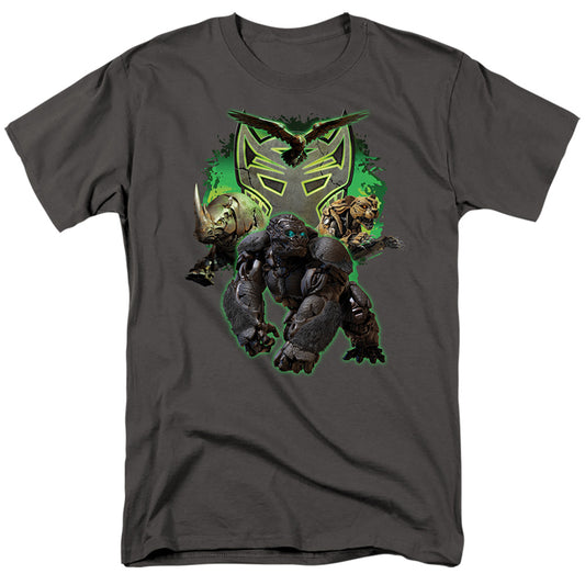 Transformers Maximals Attack Mens T Shirt Charcoal