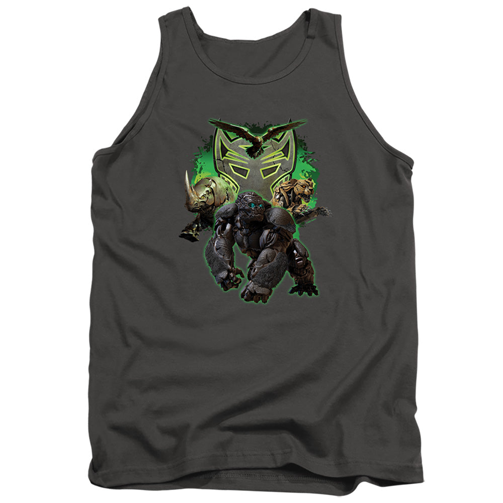 Transformers Maximals Attack Mens Tank Top Shirt Charcoal