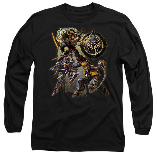 Transformers Terrorcon Group Shot Mens Long Sleeve Shirt Black