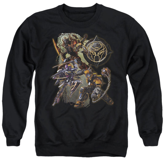 Transformers Terrorcon Group Shot Mens Crewneck Sweatshirt Black