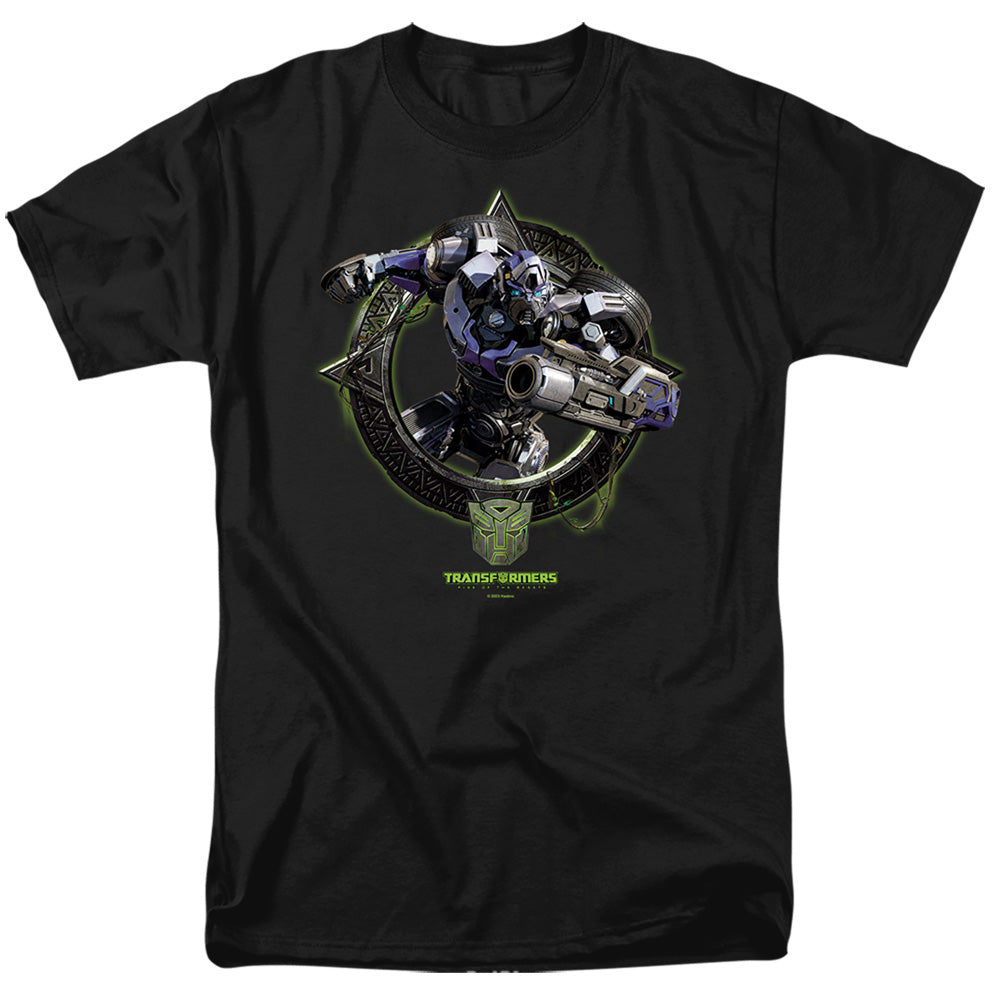 Transformers Mirage Circle Frame Mens T Shirt Black