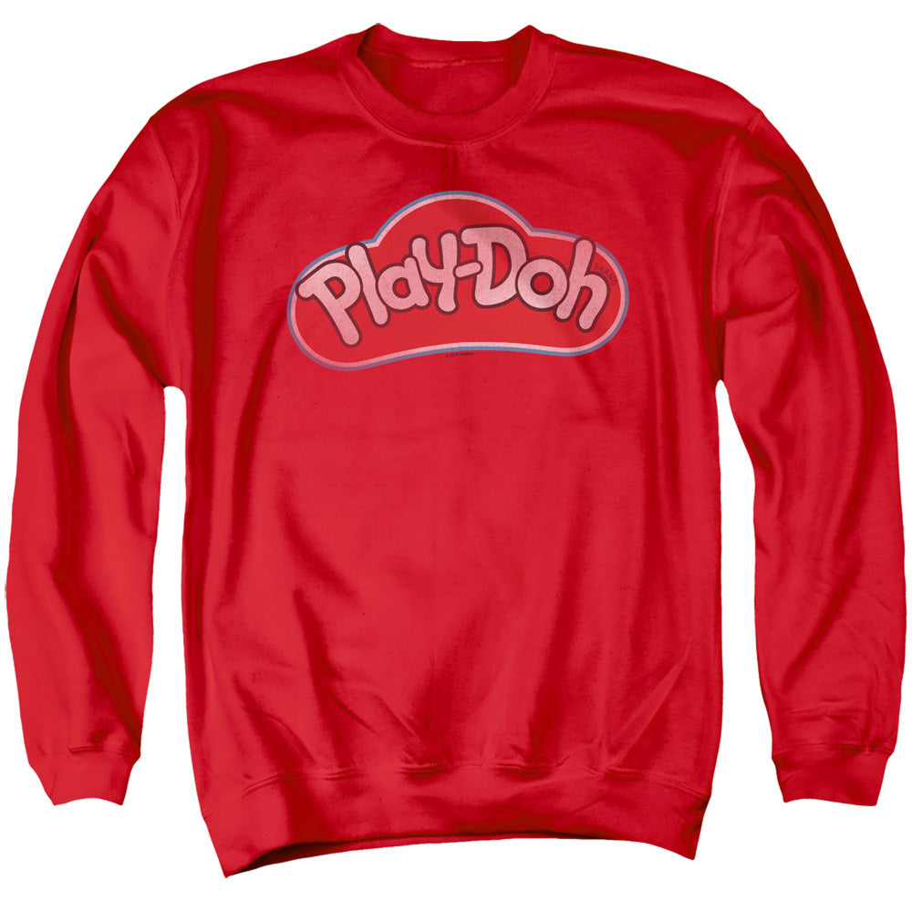 Play Doh Lid Mens Crewneck Sweatshirt Red