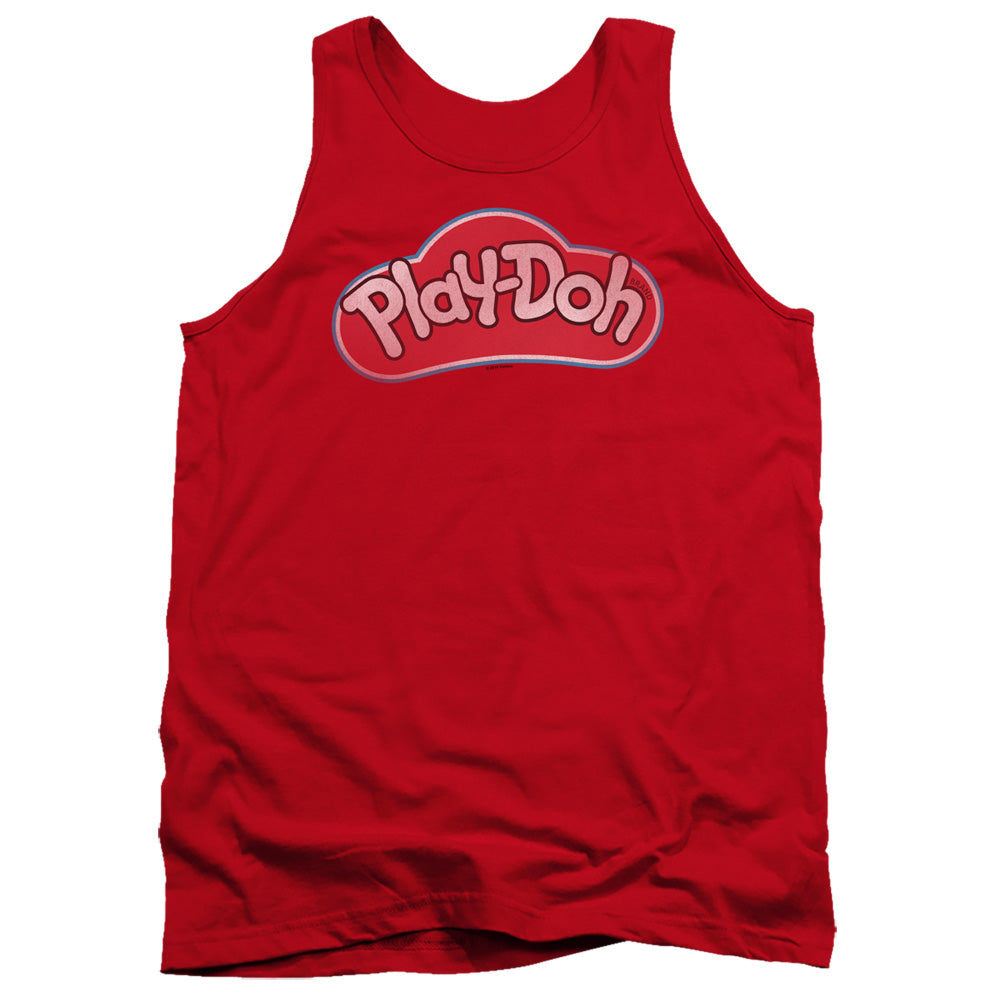 Play Doh Lid Mens Tank Top Shirt Red