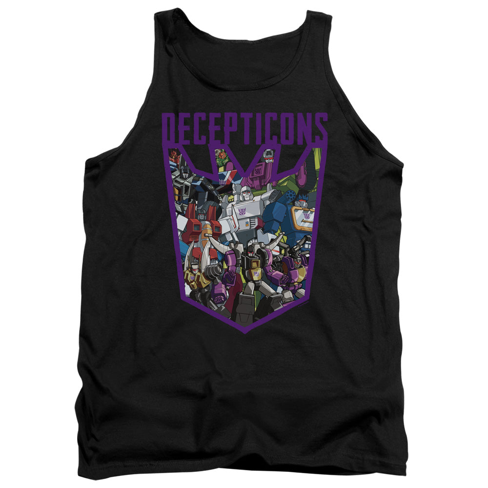 Transformers Decepticon Collage Mens Tank Top Shirt Black