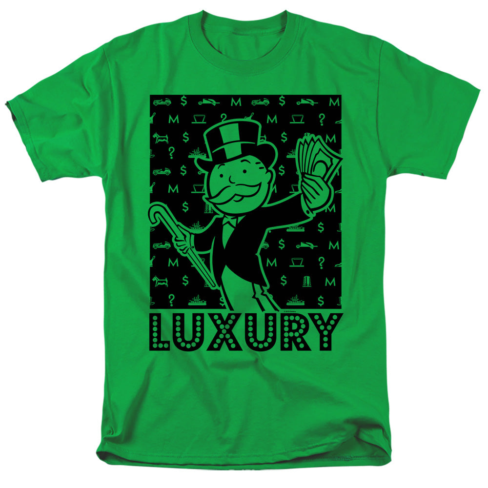 Monopoly Luxury Mens T Shirt Kelly Green