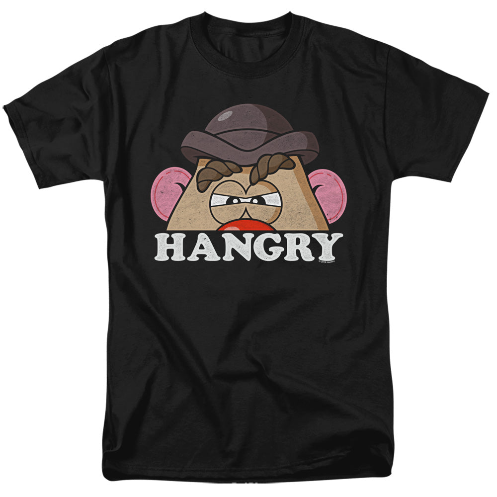 Mr Potato Head Hangry Mens T Shirt Black