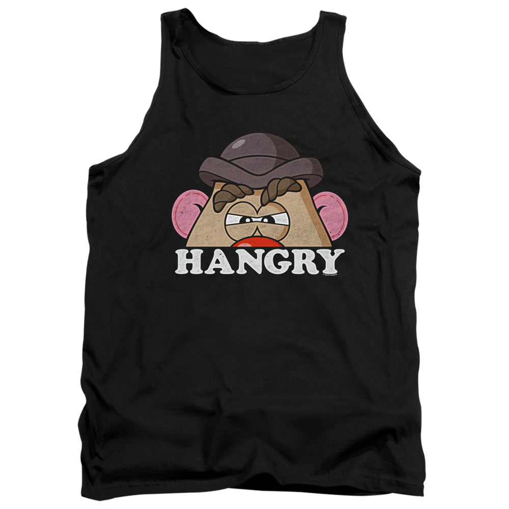 Mr Potato Head Hangry Mens Tank Top Shirt Black