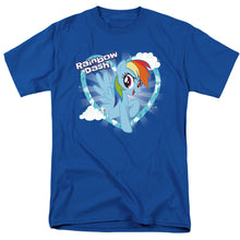 Load image into Gallery viewer, My Little Pony Tv Rainbow Dash Mens T Shirt Royal Blue