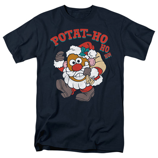 Mr Potato Head Ho Ho Ho Mens T Shirt Navy