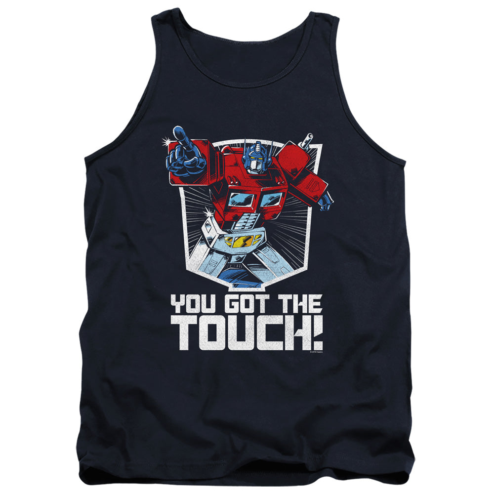 Transformers You Got The Touch Mens Tank Top Shirt Navy