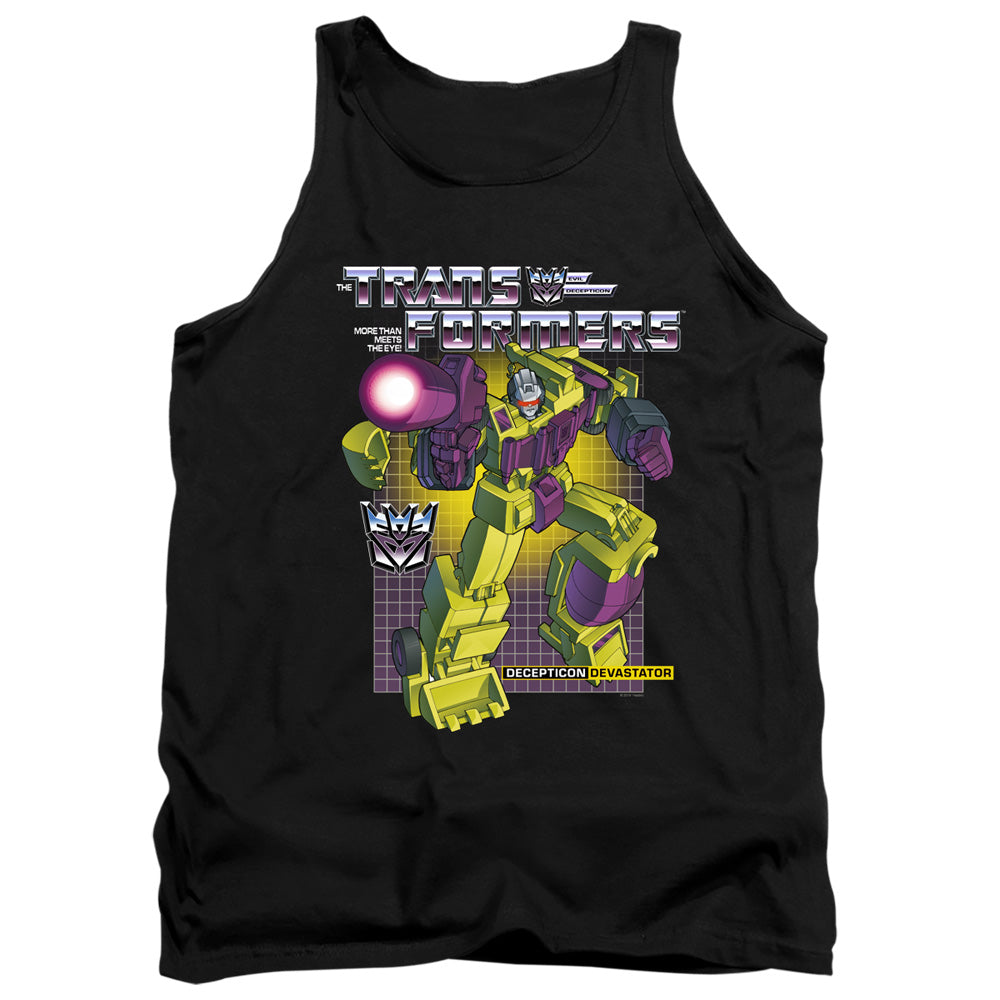 Transformers Devastator Mens Tank Top Shirt Black