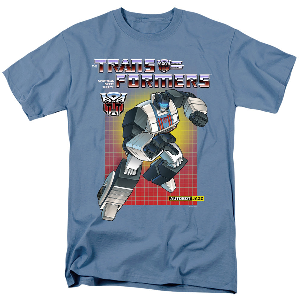 Transformers Jazz Mens T Shirt Carolina Blue