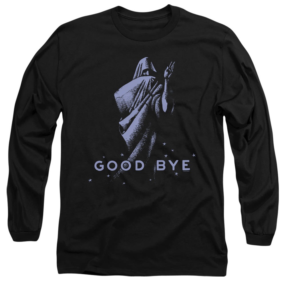 Ouija Good Bye Mens Long Sleeve Shirt Black