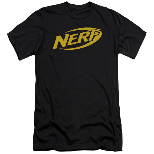 Nerf Logo Hbo Premium Bella Canvas Slim Fit Mens T Shirt Black