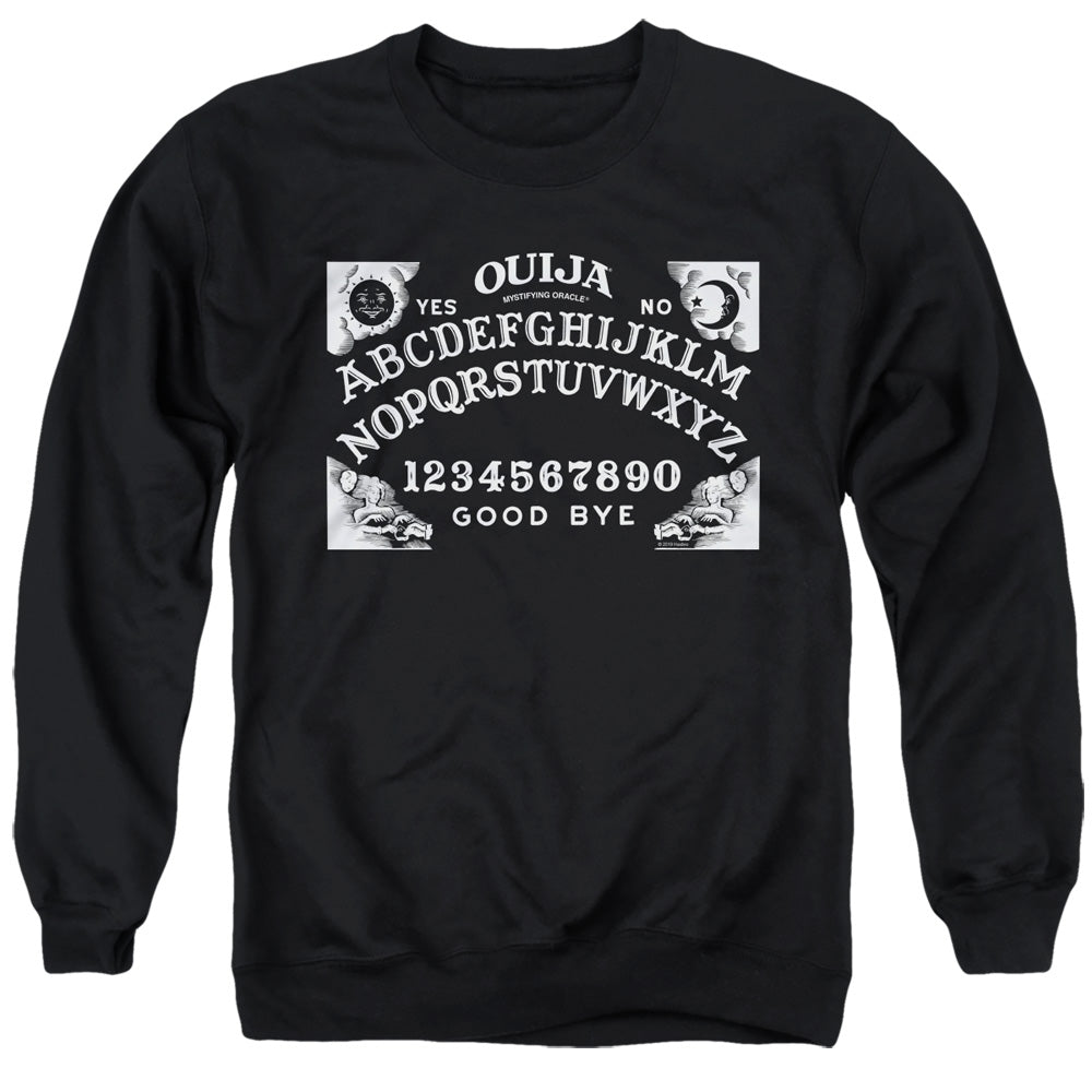 Ouija Board On Black Mens Crewneck Sweatshirt Black