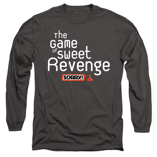 Sorry Sweet Revenge Mens Long Sleeve Shirt Charcoal