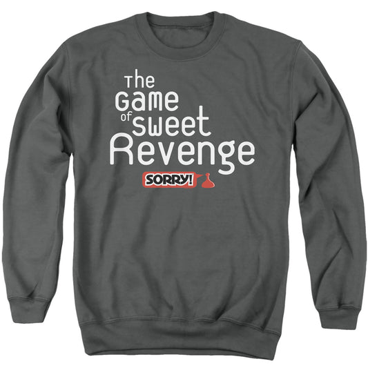 Sorry Sweet Revenge Mens Crewneck Sweatshirt Charcoal