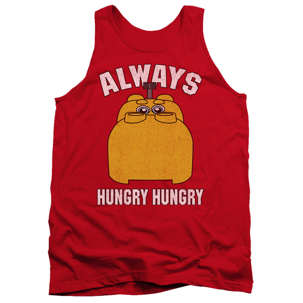 Hungry Hungry Hippos Hungry Mens Tank Top Shirt Red