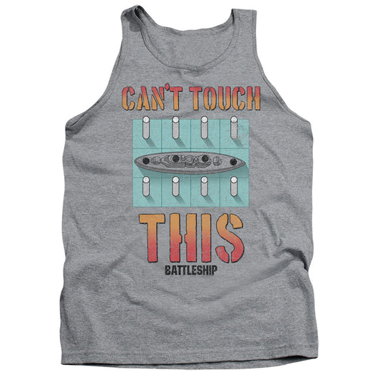 Battleship Cant Touch This Mens Tank Top Shirt Athletic Heather