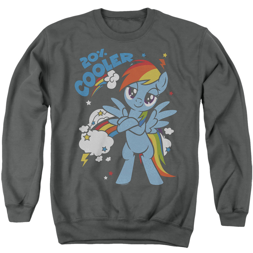 My Little Pony Tv 20 Percent Cooler Mens Crewneck Sweatshirt Charcoal