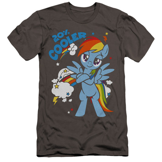 My Little Pony Tv 20 Percent Cooler Hbo Premium Bella Canvas Slim Fit Mens T Shirt Charcoal