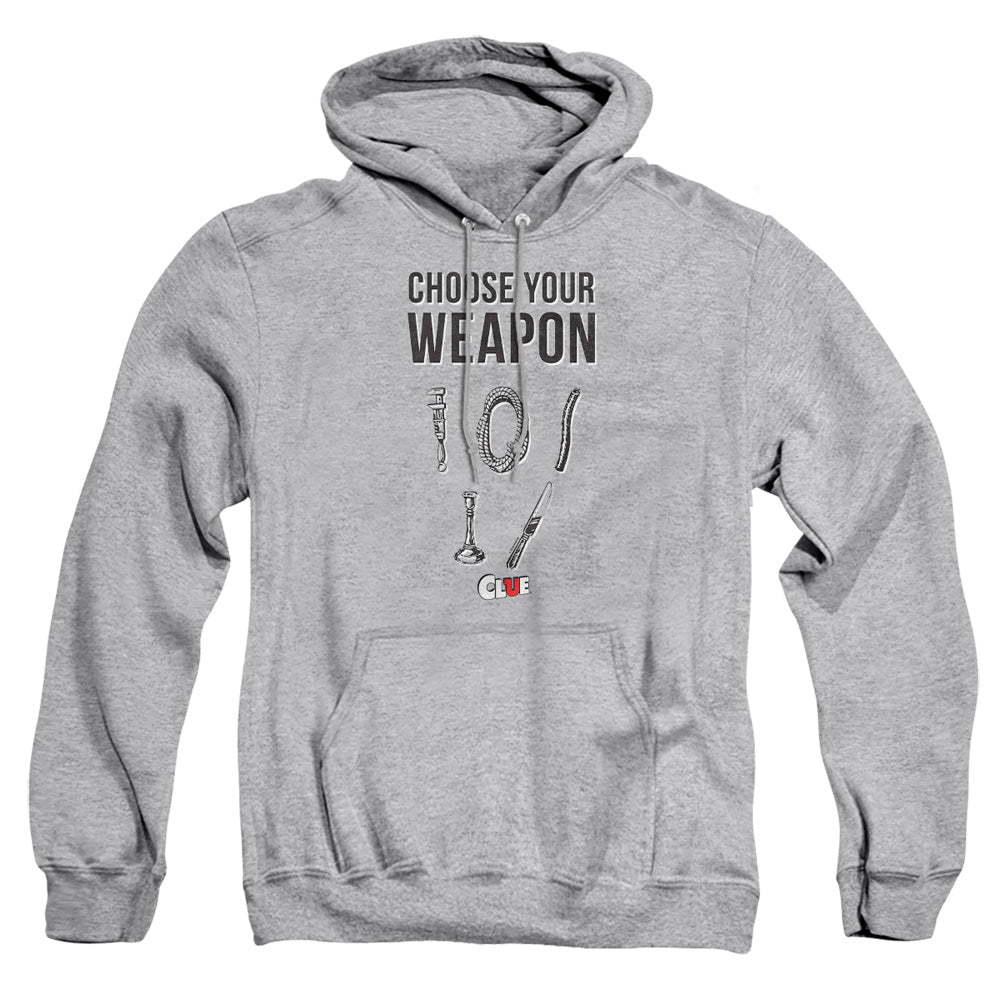 Clue Choose Mens Hoodie Athletic Heather Officially Licensed