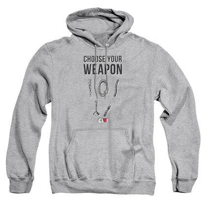 Clue Choose Mens Hoodie Athletic Heather Officially Licensed