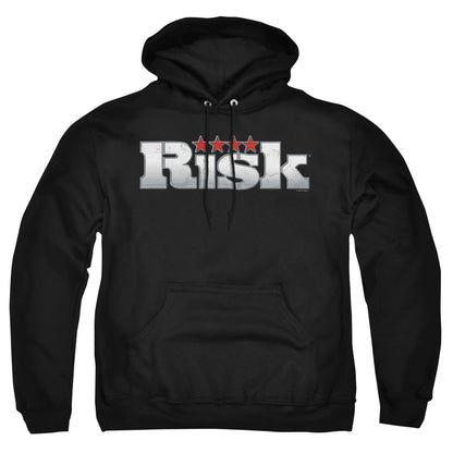 Risk Logo Mens Hoodie Black Officially Licensed