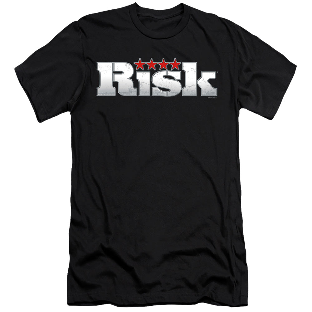 Risk Logo Hbo Premium Bella Canvas Slim Fit Mens T Shirt Black