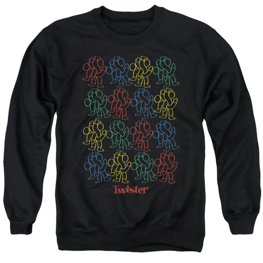 Twister Retro Fashion Icon Mens Crewneck Sweatshirt Black