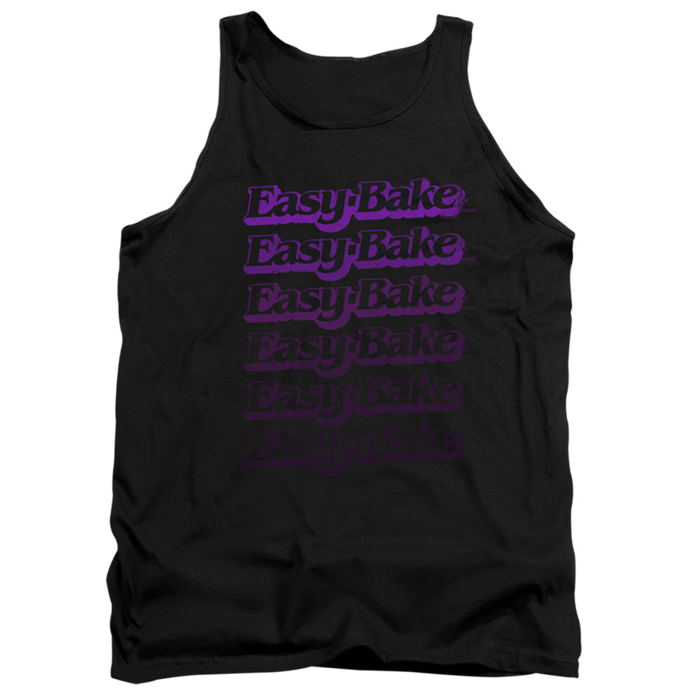 Easy Bake Oven Faded Mens Tank Top Shirt Black