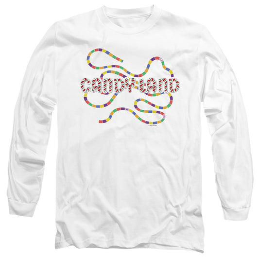 Candy Land Candy Land Board Mens Long Sleeve Shirt White