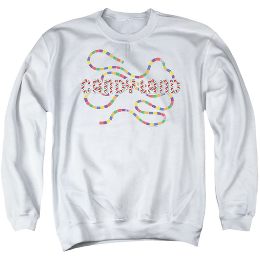 Candy Land Candy Land Board Mens Crewneck Sweatshirt White