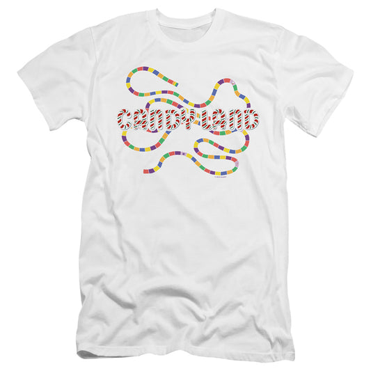 Candy Land Candy Land Board Hbo Premium Bella Canvas Slim Fit Mens T Shirt White