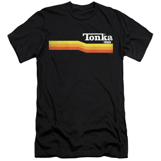 Tonka Tonka Stripe Hbo Premium Bella Canvas Slim Fit Mens T Shirt Black