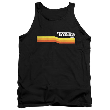 Tonka Tonka Stripe Mens Tank Top Shirt Black