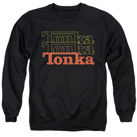 Tonka Fuzzed Repeat Mens Crewneck Sweatshirt Black