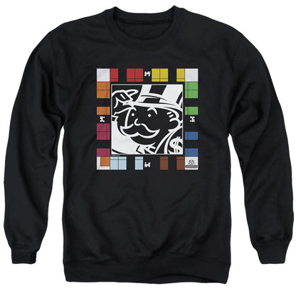 Monopoly Game Board Mens Crewneck Sweatshirt Black