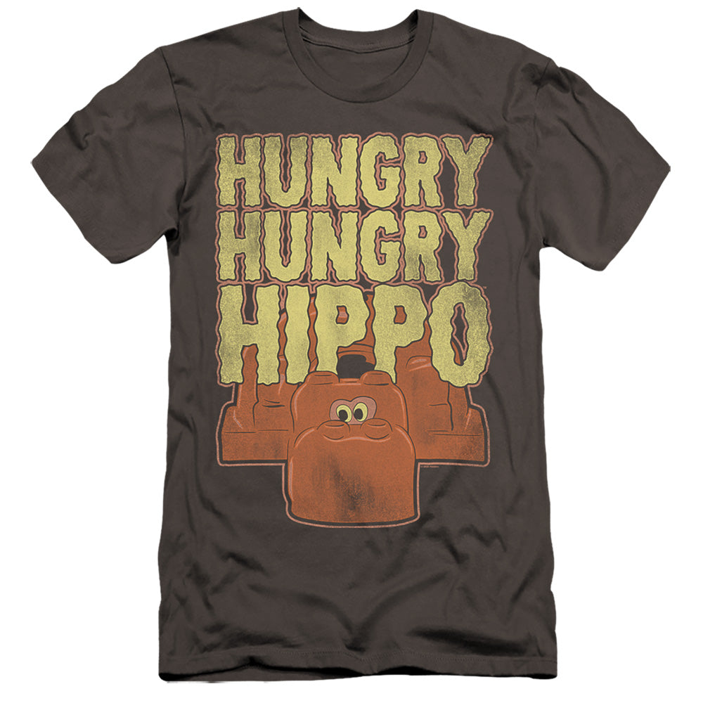 Hungry Hungry Hippos Hungry Hungry Hippo Hbo Premium Bella Canvas Slim Fit Mens T Shirt Charcoal