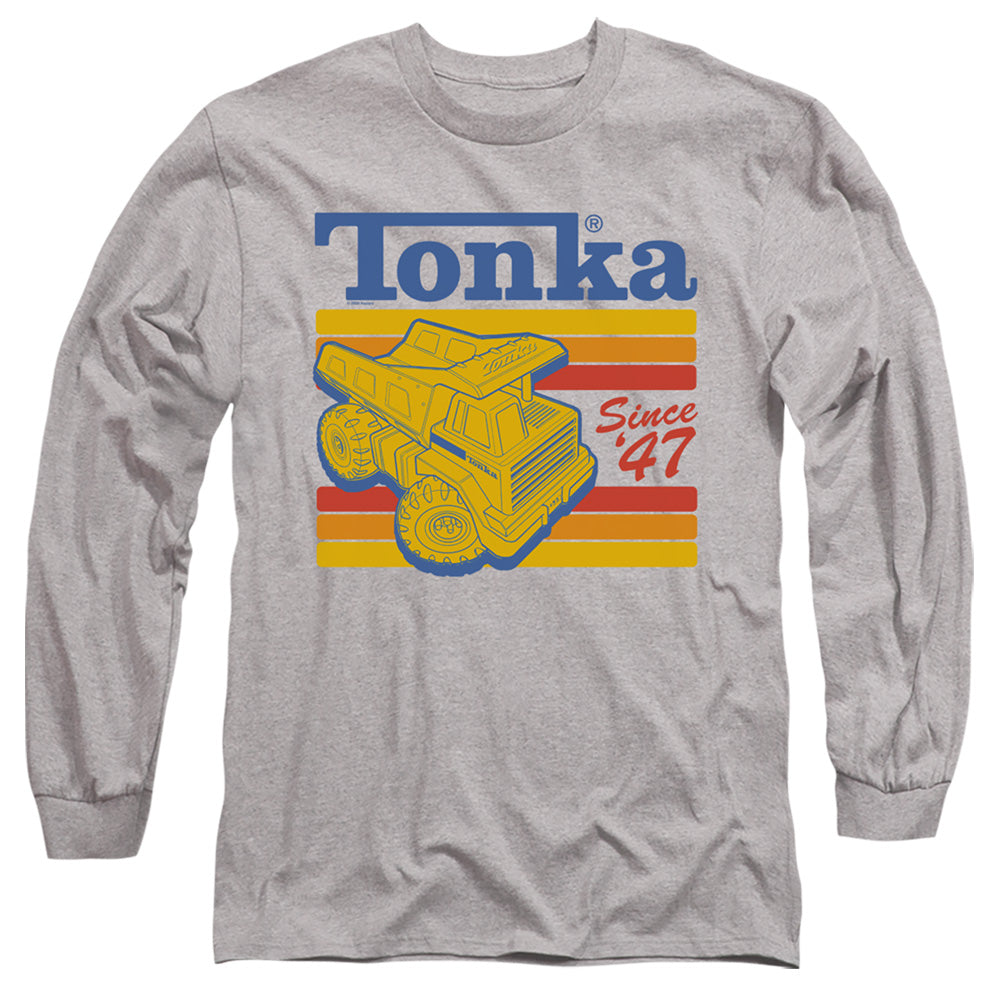 Tonka Since 47 Mens Long Sleeve Shirt Athletic Heather