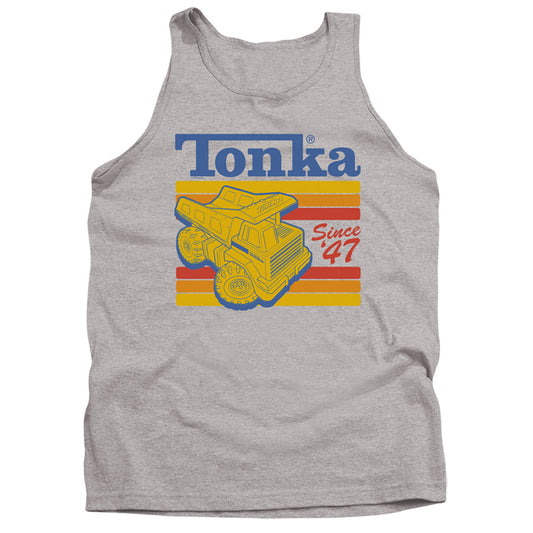 Tonka Since 47 Mens Tank Top Shirt Athletic Heather