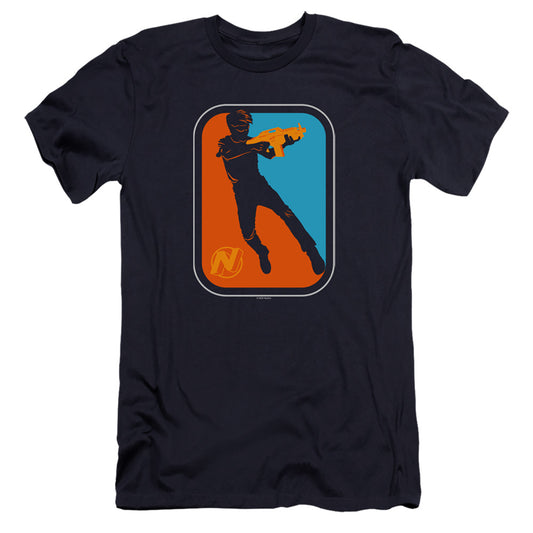 Nerf Nerf Pro Hbo Premium Bella Canvas Slim Fit Mens T Shirt Navy