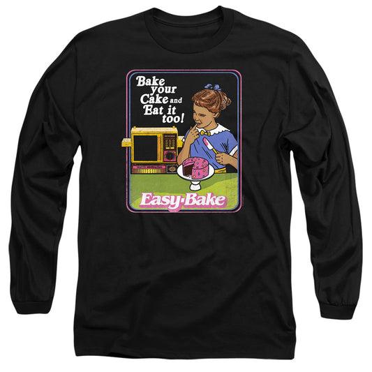 Easy Bake Oven Bake Your Cake Mens Long Sleeve Shirt Black