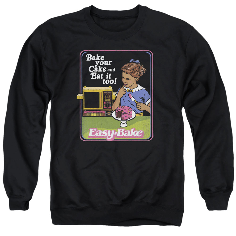 Easy Bake Oven Bake Your Cake Mens Crewneck Sweatshirt Black