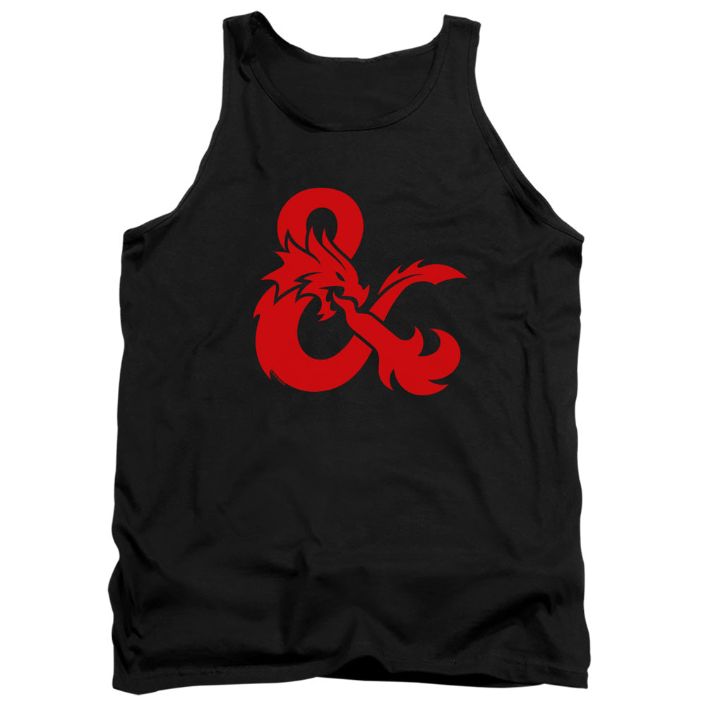 Dungeons And Dragons Ampersand Logo Mens Tank Top Shirt Black